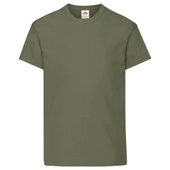 T-shirts voor Kinderen van Fruit of the loom - Olive