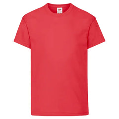 T-shirts voor Kinderen van Fruit of the loom - Rood