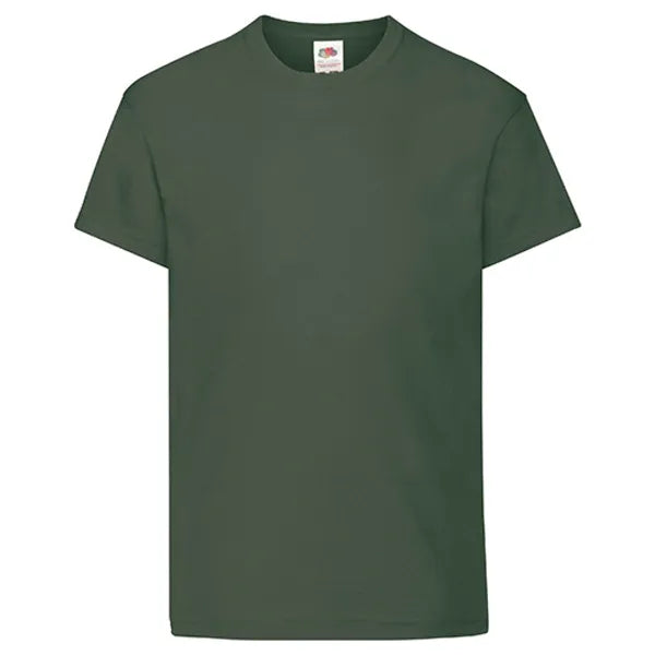 t-shirt original 140 gram flessen groen voorzijde 24f110k