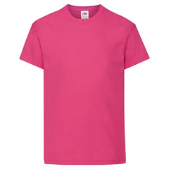 T-shirts voor Kinderen van Fruit of the loom - Fuchsia