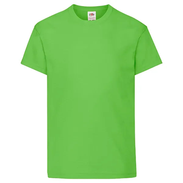 t-shirt original 140 gram lime voorzijde 24f110k