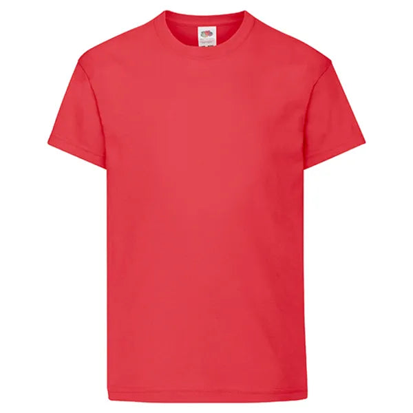 t-shirt original 140 gram rood voorzijde 24f110k