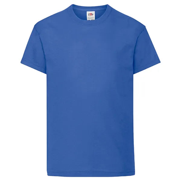 t-shirt original 140 gram royal blue voorzijde 24f110k