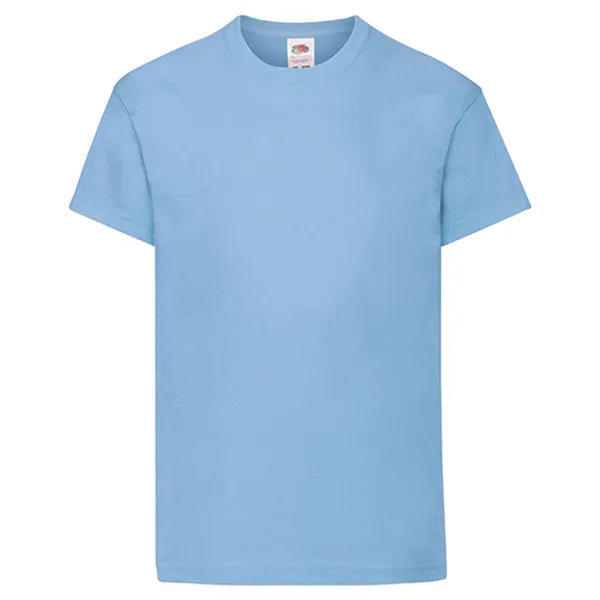 t-shirt original 140 gram sky blue voorzijde 24f110k