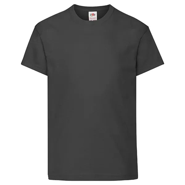 t-shirt original 140 gram zwart voorzijde 24f110k