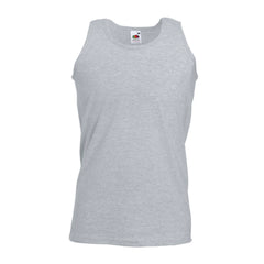 Regular Fit Tanktop van Fruit of the Loom - Melange Grijs