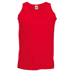 Regular Fit Tanktop van Fruit of the Loom Rood