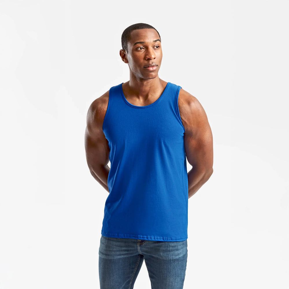 tanktop regular fit fruit of the loom royalblue sfeer foto 24f260