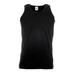 Regular Fit Tanktop van Fruit of the Loom Zwart