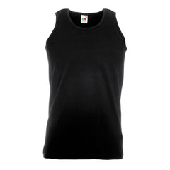 Regular Fit Tanktop van Fruit of the Loom - Zwart