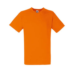 V-hals T-shirt van Fruit of the Loom - Oranje