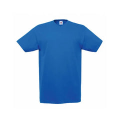 V-hals T-shirt van Fruit of the Loom - Royal Blue