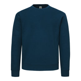 Fruit of the Loom sweater met ronde hals voorzijde, Blauw - 24F276