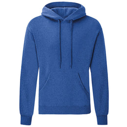 hoodie sweatshirt capuchon heren heather royal voorzijde 24f421