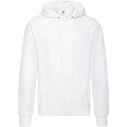 hoodie sweatshirt capuchon heren wit voorzijde 24f421