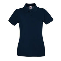 Premium Dames Poloshirt – Fruit of the Loom Dark Navy