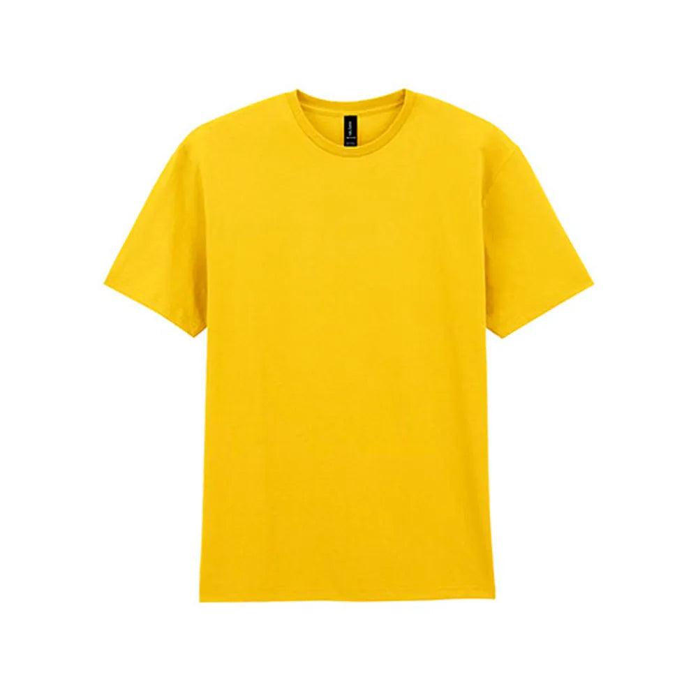 Gildan T-shirt 100% katoen bedrukken - Geel