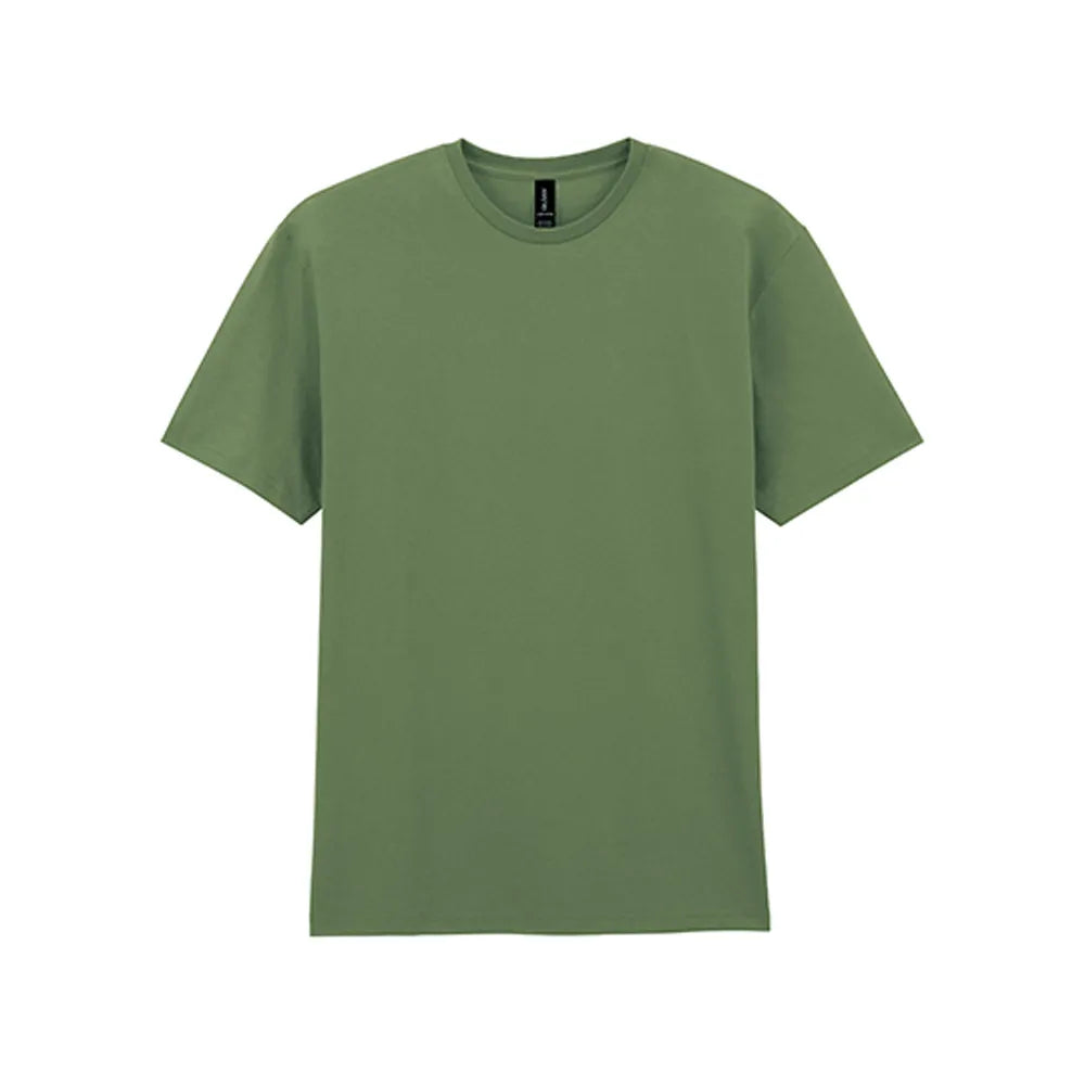 Gildan T-shirt 100% katoen bedrukken - Leger Groen