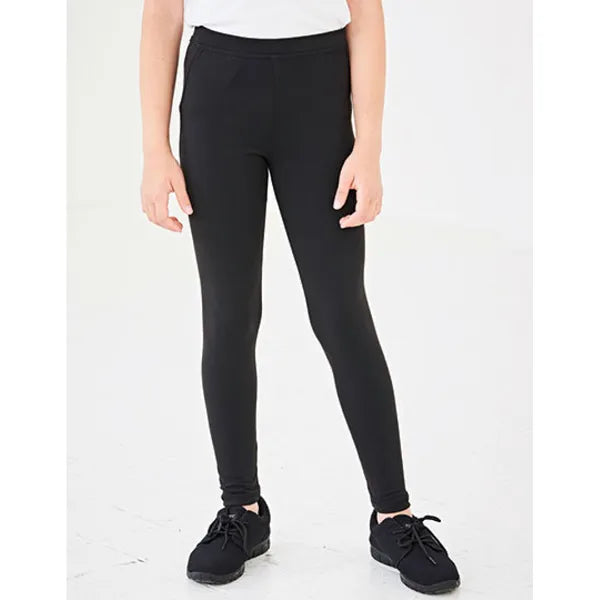sportlegging sportbroek just cool zwart voorzijde 24jc087j