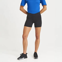 Slim-fit sportshort voor dames sfeerbeeld, Zwart - 24JC088
