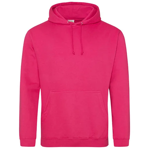 hoodie regular fit just hoods hot pink voorzijde 24jh001