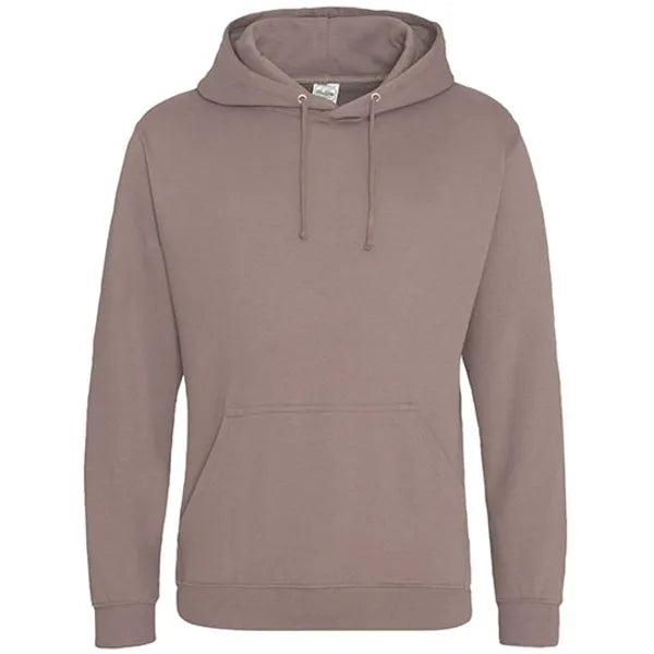 hoodie regular fit just hoods mochabrown voorzijde 24jh001