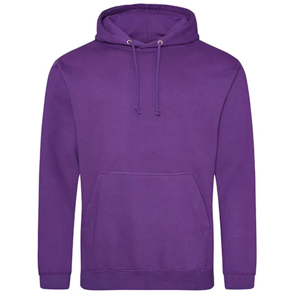hoodie regular fit just hoods purple voorzijde 24jh001