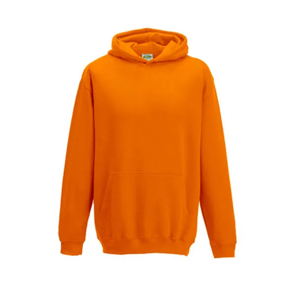 hoodie kids just hoods oranje voorzijde 24jh001k    