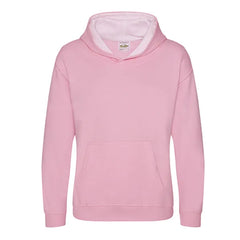 Kids Varsity Hoodie van Just Hoods Roze