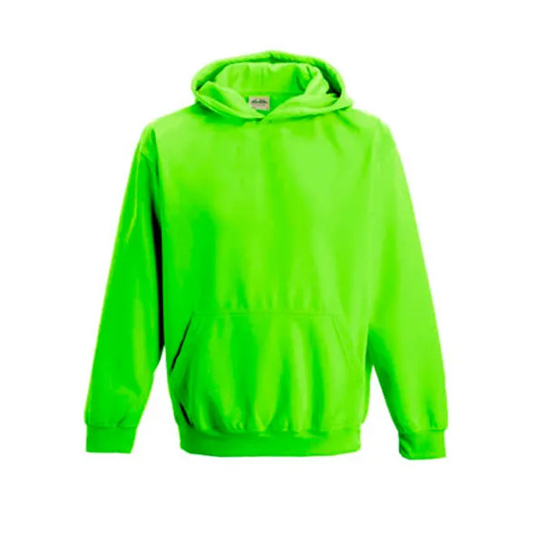 hooded kids electric hoodie just hoods olijf groen voorzijde 24jh004k