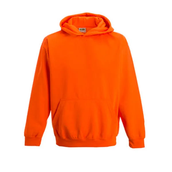 hooded kids electric hoodie just hoods oranje voorzijde 24jh004k