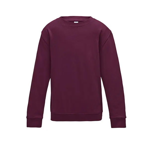 kids awdis sweat just hoods bordeaux voorzijde 24jh030k