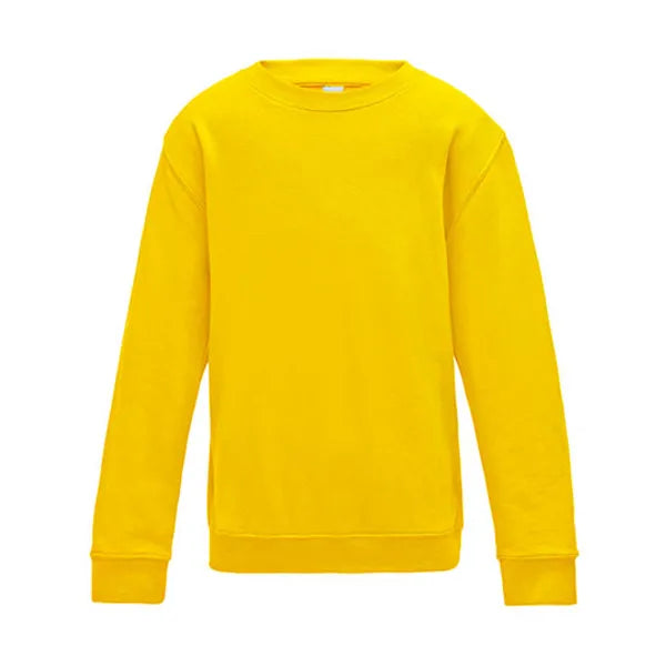 kids awdis sweat just hoods geel voorzijde 24jh030k