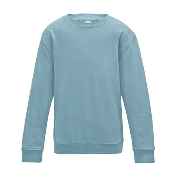 kids awdis sweat just hoods licht blauw voorzijde 24jh030k