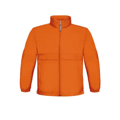 Regular Fit Kinderjas van B&C Oranje