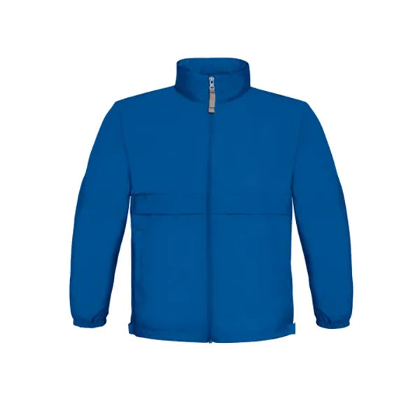 jas regular fit benc kind royal blue voorzijde 24jk950