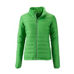 Gevoerde Waterafstotende Jas voor Dames – James+Nicholson Groen