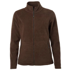 Fleecejas voor Dames van James+Nicholson - Dark Mokka