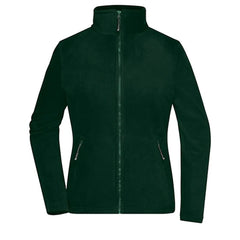 Fleecejas voor Dames van James+Nicholson - Groen