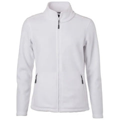 Fleecejas voor Dames van James+Nicholson - Wit