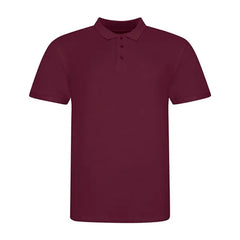 Just Polos Slim Fit Polo - Bordeaux