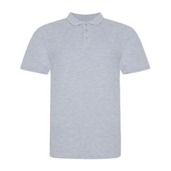 Just Polos Slim Fit Polo Melange Grijs