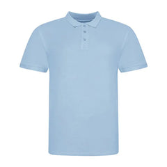 Just Polos Slim Fit Polo Skyblauw