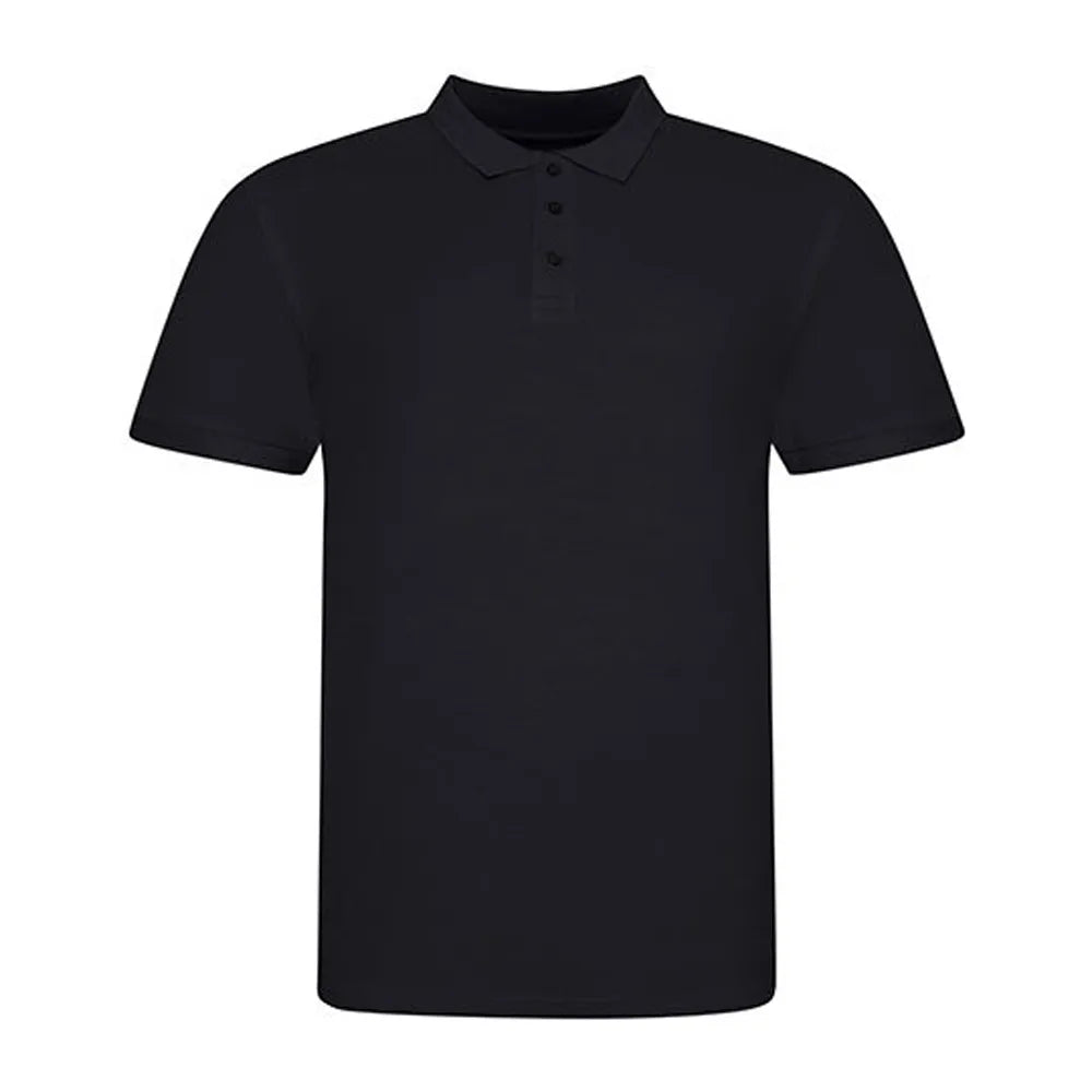 polo the 100 just polos zwart 2 voorzijde 24jp100