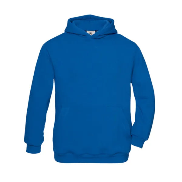 hoodie kangaroo pocket benc royal blue voorzijde  24k681