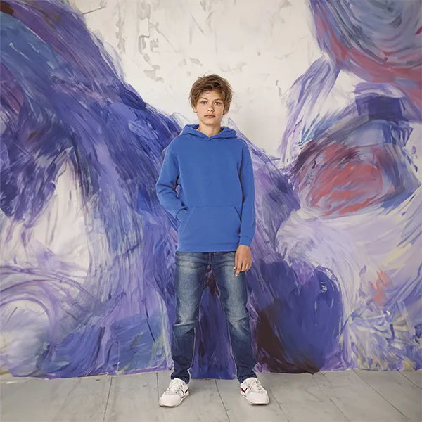 hoodie kangaroo pocket benc sfeer foto 24k681