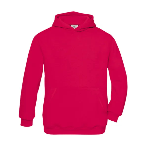 hoodie kangaroo pocket benc sorbet voorzijde 24k681