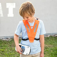 Veiligheidshesje voor Kinderen – Overgooi Model - Oranje