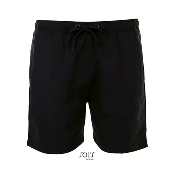 zwembroek short sols zwart voorzijde 24101689