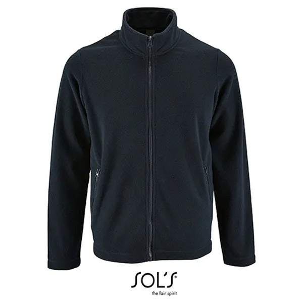 fleece jas polyester sols navy voorzijde 24l02093